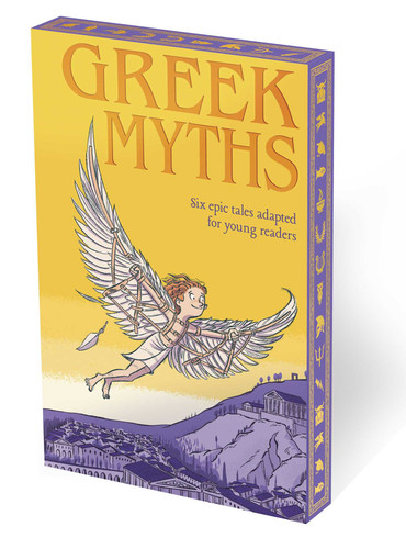 Greek Myths: Six Epic Tales Adapted for Young Readers book cover by Claudia Martin