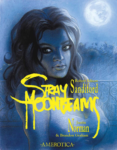 Stray Moonbeams book cover by Robert Edison Sandiford, Brandon Graham, Justin Norman