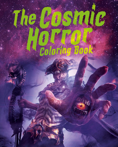 The Cosmic Horror Coloring Book book cover by Ludovic Salle