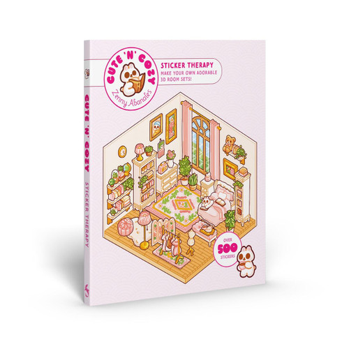 Cute 'n' Cozy Sticker Therapy: Make Your Own Adorable 3D Room Sets: Over 500 Stickers! (Cute 'n' Cozy) book cover by 