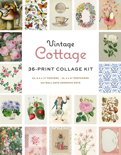 Vintage Cottage Wall Collage Kit book cover by Insight Editions