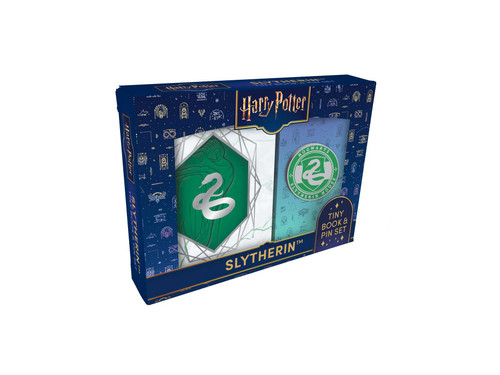 Harry Potter: Slytherin Tiny Book and Pin Set book cover by Insight Editions