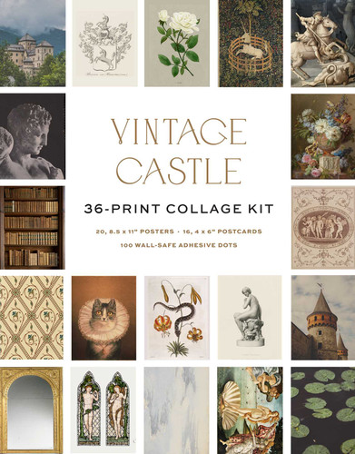 Vintage Castle Wall Collage Kit book cover by Insight Editions