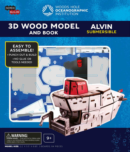 IncrediBuilds: Alvin Submersible (Incredibuilds) book cover by Woods Hole Oceanographic Institution, Weldon Owen