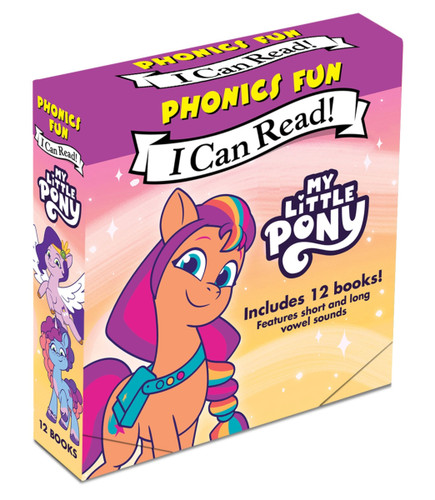 My Little Pony: 12-Book Phonics Fun (I Can Read Phonics Fun) book cover by Hasbro
