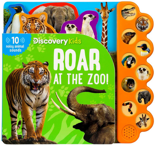 Discovery Kids: Roar at the Zoo! (10-Button Sound Books) book cover by Thea Feldman