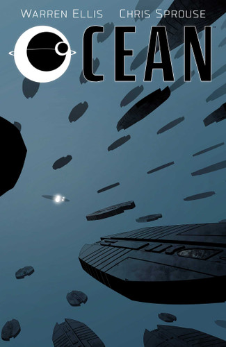 Ocean book cover by Warren Ellis
