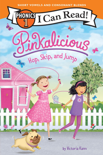 Pinkalicious: Hop, Skip, and Jump (I Can Read Phonics 1) (I Can Read Phonics 1) book cover by Victoria Kann