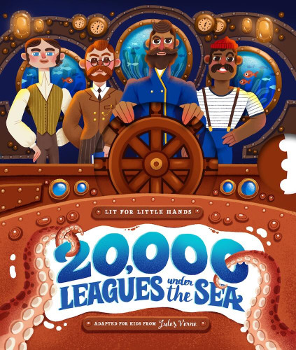 Lit for Little Hands: 20,000 Leagues Under the Sea: An Interactive Board Book Adapting the Classic for Kids (Lit for Little Hands) book cover by Jules Verne