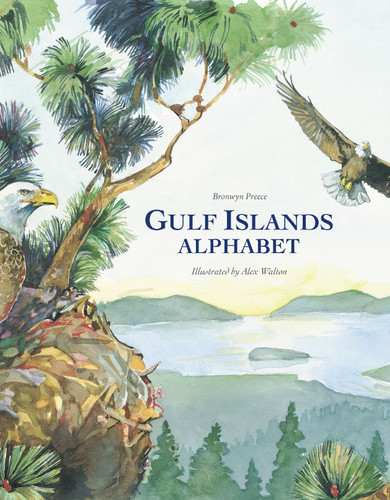 Gulf Islands Alphabet book cover by Bronwyn Preece