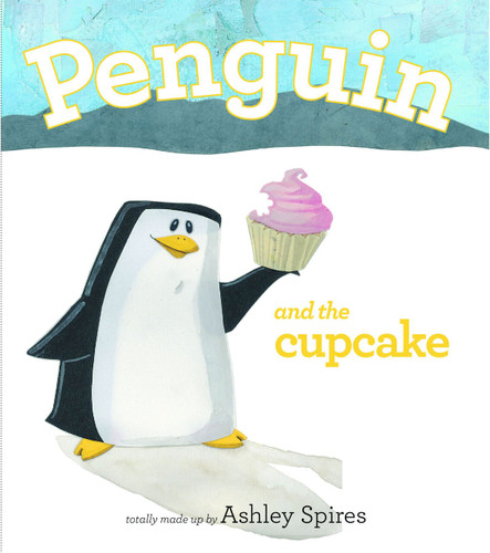 Penguin and the Cupcake book cover by Ashley Spires