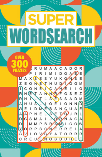 Super Wordsearch: Over 300 Puzzles book cover by Eric Saunders