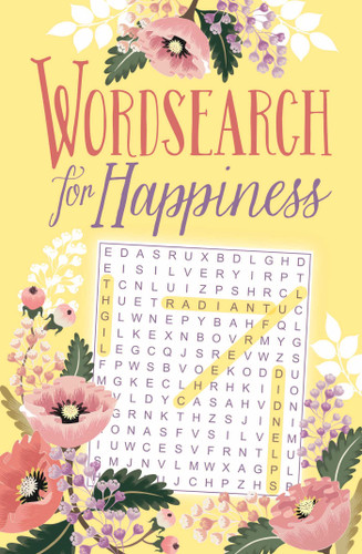 Wordsearch for Happiness book cover by Eric Saunders