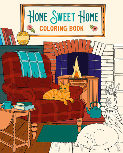 Home Sweet Home Coloring Book (Sirius Creative Coloring) book cover by Tansy Willow