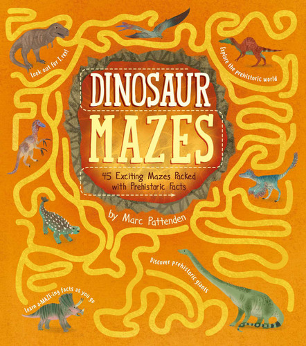 Dinosaur Mazes: 45 Exciting Mazes Packed with Prehistoric Facts book cover by Yeo
