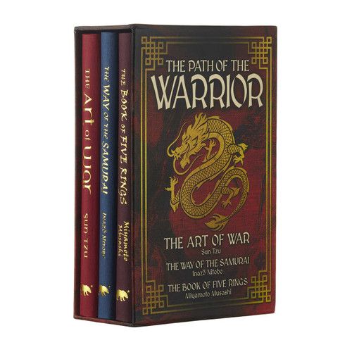 The Path of the Warrior Ornate Box Set: The Art of War, The Way of the Samurai, The Book of Five Rings (Arcturus Ornate Collections) book cover by Sun Tzu, Inazo Nitobe, Miyamoto Musashi