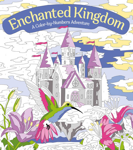 Enchanted Kingdom: A Color-by-Numbers Adventure: Includes 45 Artworks To Color book cover by Fearns