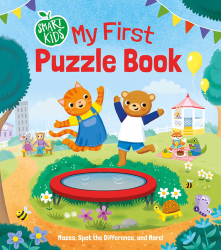 Smart Kids: My First Puzzle Book: Mazes, Spot the Difference and More! book cover by Stewart