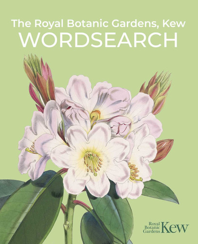 The Royal Botanic Gardens, Kew Wordsearch (Royal Botanic Kew Gardens Arts & Activities) book cover by Eric Saunders, The Royal Botanic Gardens Kew
