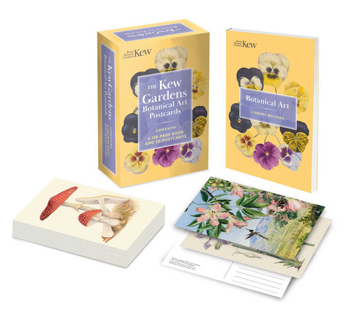 The Kew Gardens Botanical Art Postcards: Contains a 128-page Book and 50 Postcards (Royal Botanic Kew Gardens Arts & Activities) book cover by The Royal Botanic Gardens Kew