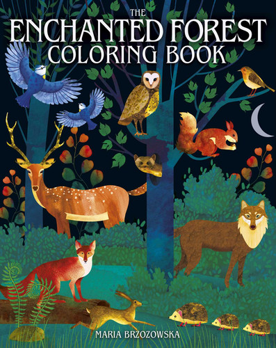 The Enchanted Forest Coloring Book (Sirius Creative Coloring) book cover by Maria Brzozowska