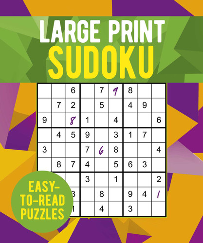 Large Print Sudoku: Over 250 Easy-to-Read Puzzles book cover by Eric Saunders