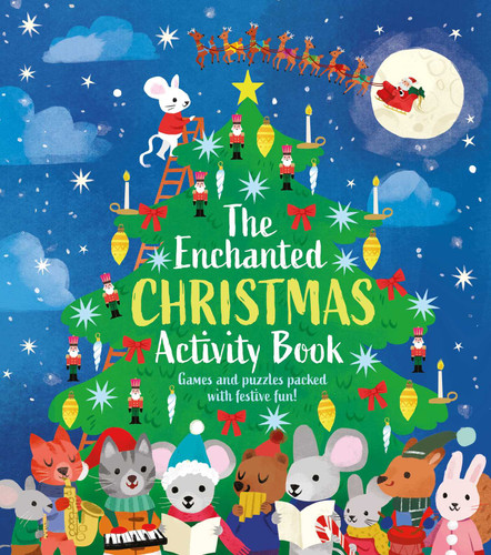 The Enchanted Christmas Activity Book: Games and Puzzles Packed with Festive Fun! book cover by Finnegan