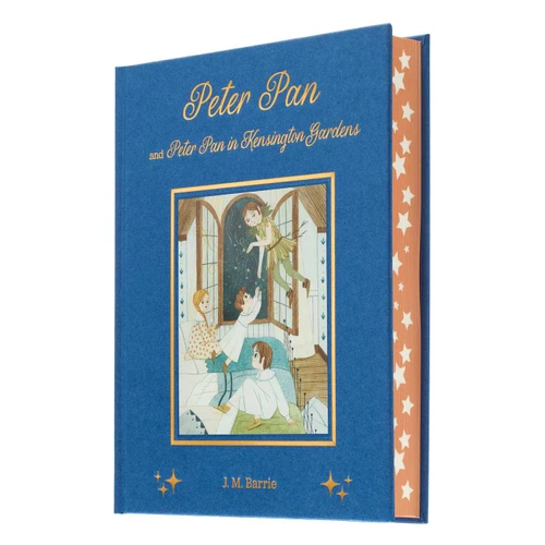 Peter Pan and Peter Pan in Kensington Gardens book cover by Barrie