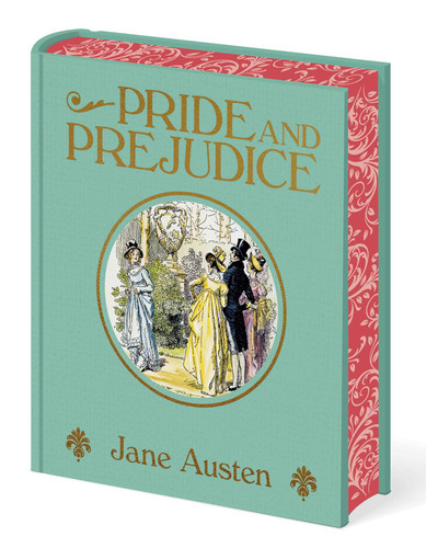 Pride and Prejudice: Sprayed Edge Gift Edition (Arcturus Decorative Classics) book cover by Jane Austen