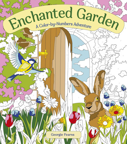 Enchanted Garden: A Color-by-Numbers Adventure book cover by Fearns