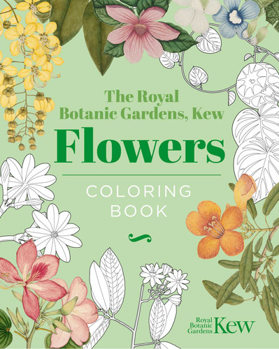 The Royal Botanic Gardens, Kew - Flowers Coloring Book: Hardback Gift Edition (Hardback Vintage Coloring) book cover by The Royal Botanic Gardens Kew