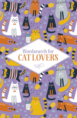 Wordsearch for Cat Lovers book cover by Eric Saunders