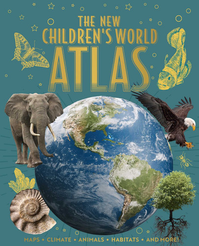 The New Children's World Atlas: Maps, Climate, Animals, Habitats, and More! book cover by Martin,Head,Hibbert,Gregory