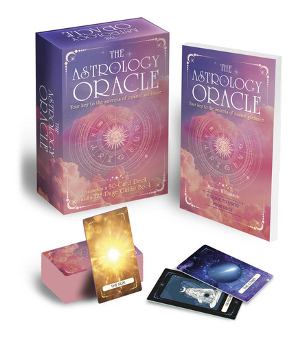 The Astrology Oracle Book & Card Deck: Includes a 50-Card Deck and a 128-Page Guide Book (Sirius Oracle Kits) book cover by Marion Williamson