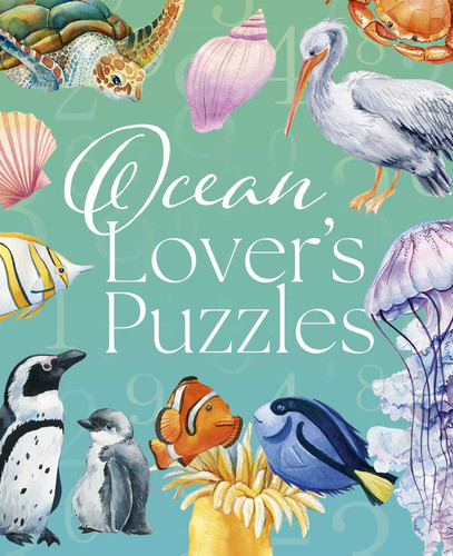 Ocean Lover's Puzzles book cover by Eric Saunders
