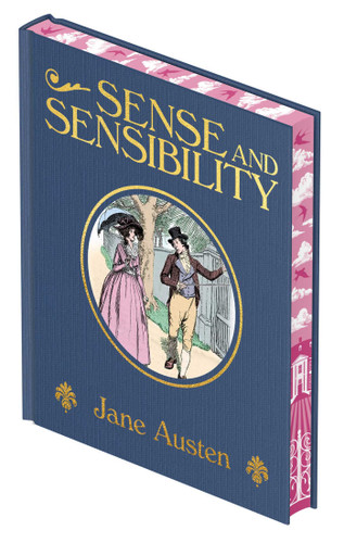 Sense and Sensibility: Sprayed Edge Gift Edition (Arcturus Decorative Classics) book cover by Jane Austen