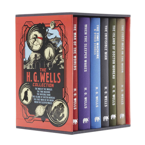 The H. G. Wells Collection: Deluxe 6-Book Hardcover Boxed Set (Arcturus Collector's Classics) book cover by H. G. Wells