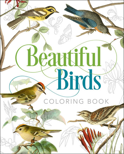 Beautiful Birds Coloring Book (Sirius Classic Nature Coloring) book cover by Peter Gray