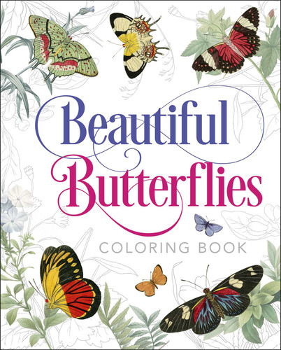 Beautiful Butterflies Coloring Book (Sirius Classic Nature Coloring) book cover by Peter Gray
