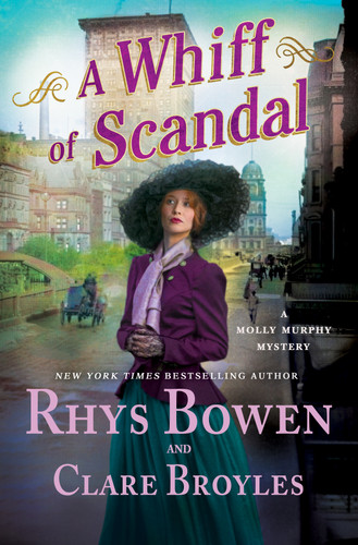 A Whiff of Scandal: A Molly Murphy Mystery (Molly Murphy Mysteries #23) book cover by Rhys Bowen, Clare Broyles
