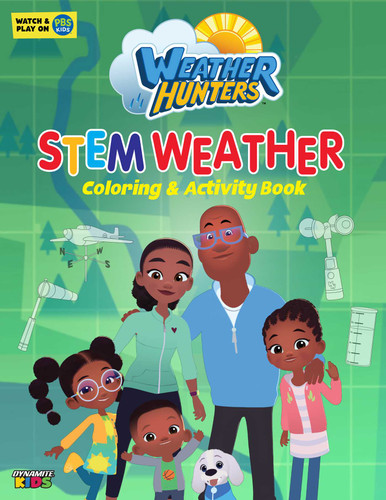 Weather Hunters STEM Coloring & Activity Book: A Weather Activity Book (Weather Hunters) book cover by Sara Sweetman