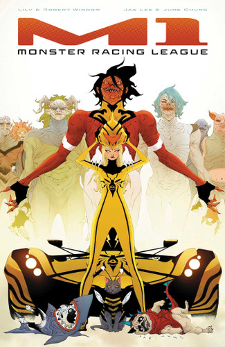 M1: Monster Racing League Volume 1 book cover by Lily Windom, Robert Windom