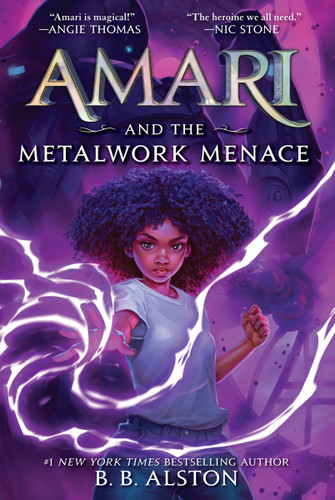 Amari and the Metalwork Menace (Supernatural Investigations #4) book cover by B. B. Alston