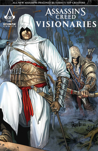 Assassin's Creed Visionaries Vol 1 (Assassins Creed Visionaries) book cover by Ale Santos, Bray Dornback