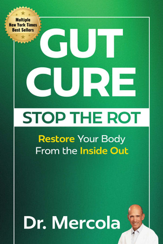 Gut Cure: Stop the Rot: Restore Your Body from the Inside Out book cover by Dr. Mercola