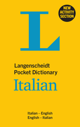 Langenscheidt Pocket Dictionary Italian: Italian-English/English-Italian (Langenscheidt Pocket Dictionaries) book cover by 