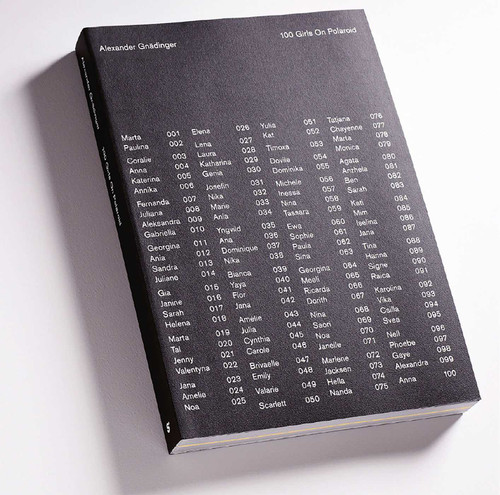 100 Girls on Polaroid book cover by Alexander Gnädinger