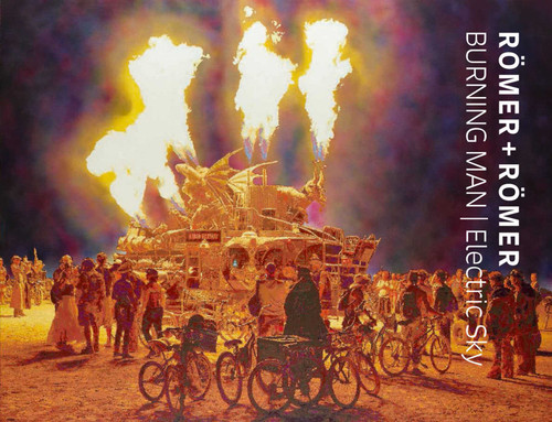 Romer + Romer: Burning Man/Electric Sky book cover by Torsten + Nina Romer