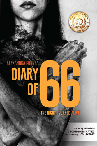 Diary of 66: The Night I Burned Alive book cover by Alexandra Furnea