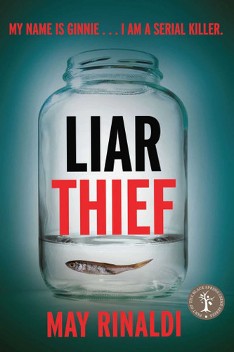 Liar Thief (Black Spring Crime) book cover by May Rinaldi